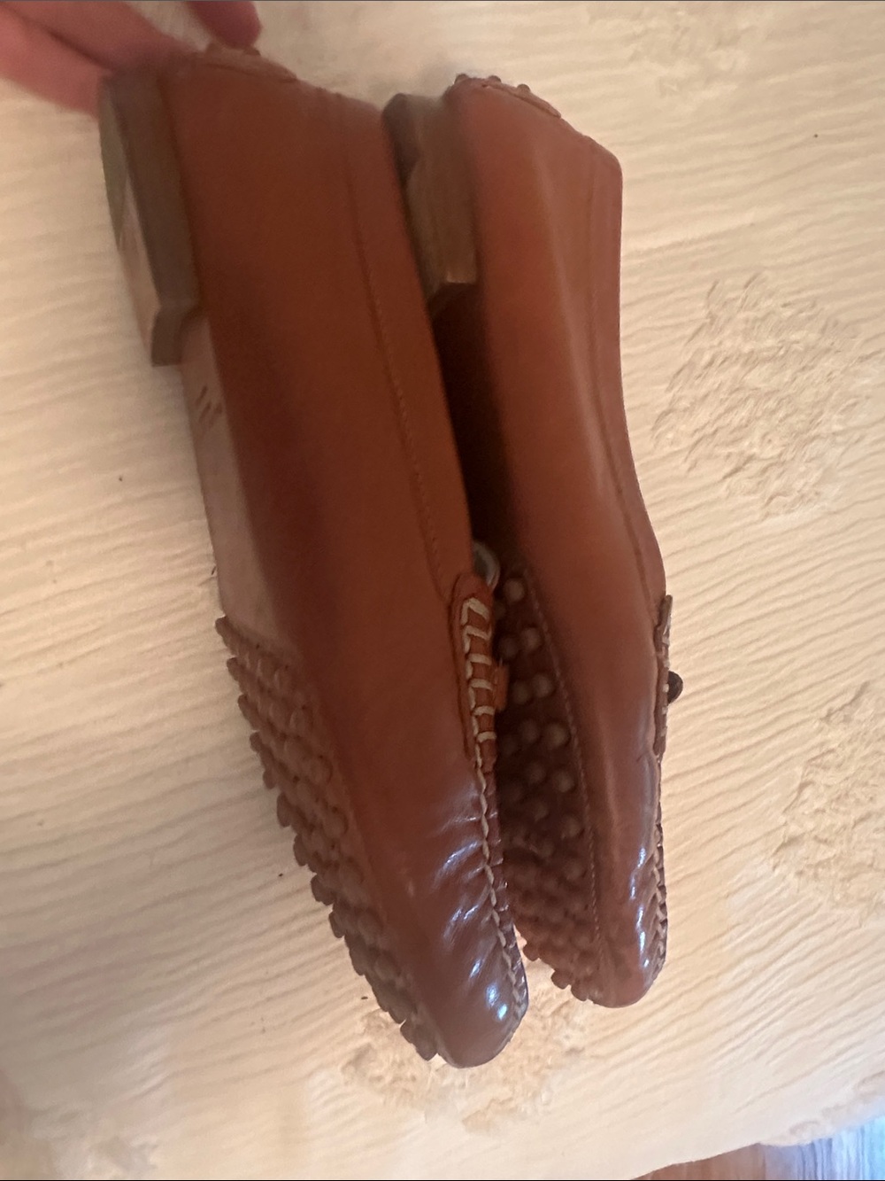 Ralph Lauren Collection Made in Italy Leather Woman’s Loafer/Contrast Stitching - Picture 7 of 11